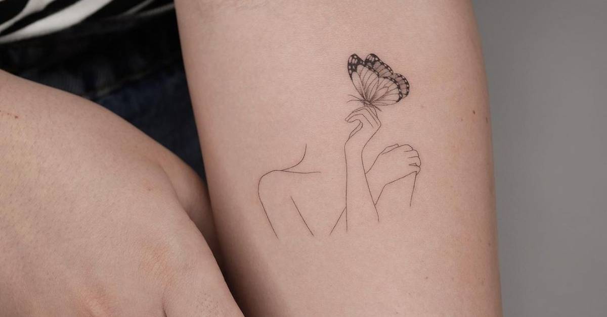tatuaje de linea
